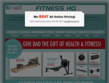 Tablet Screenshot of fitnessheadquarters.com
